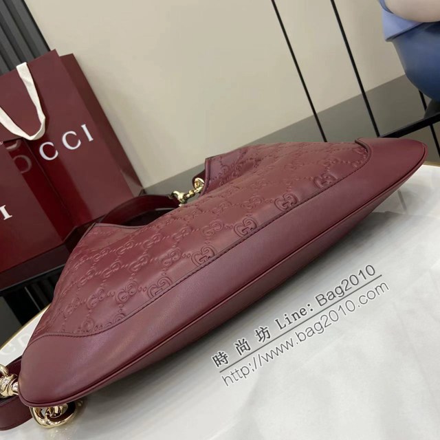 Gucci專櫃古馳最新款Body雙鎖扣手袋大號休閒肩背女包 jh2923型號：834981